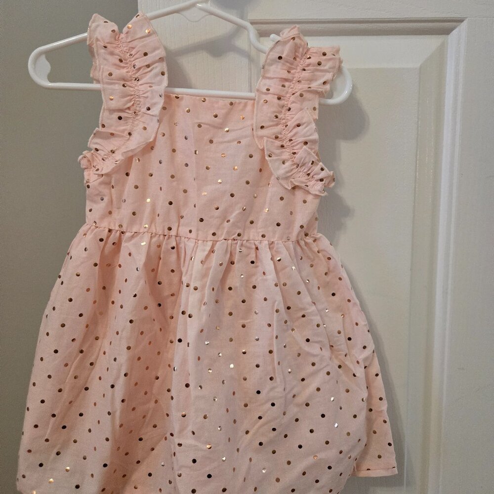 NWT Rachel Zoe Pink and Gold dress size 18 months